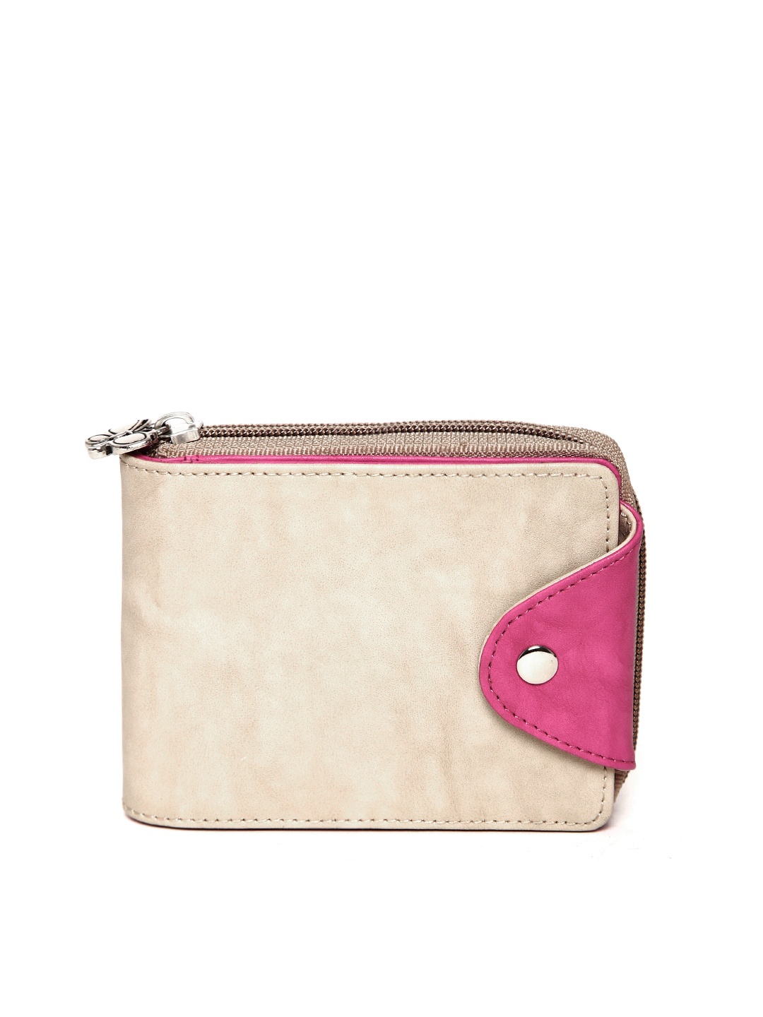 

Butterflies Women Beige Wallet