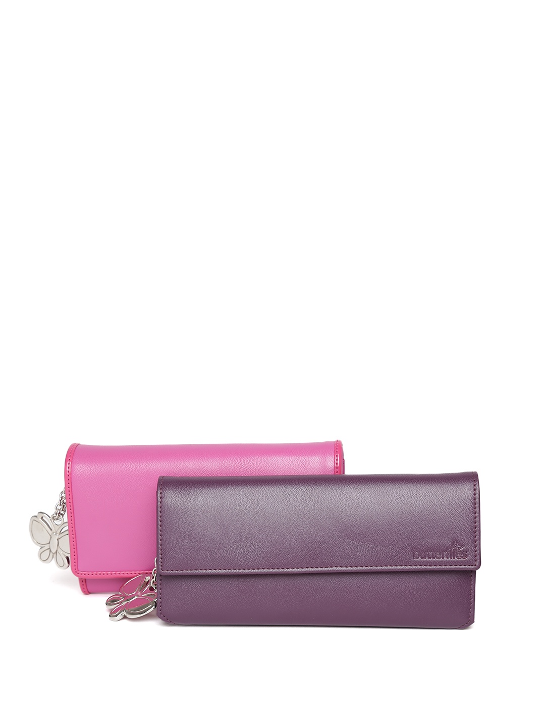

Butterflies Women Purple & Pink Accessory Gift Set