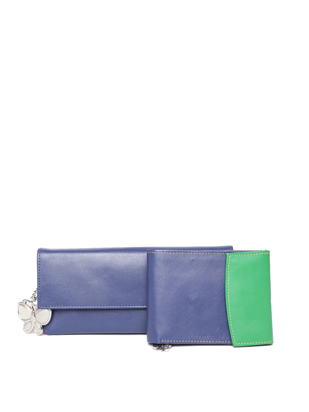 

Butterflies Women Set of 2 Blue Wallets