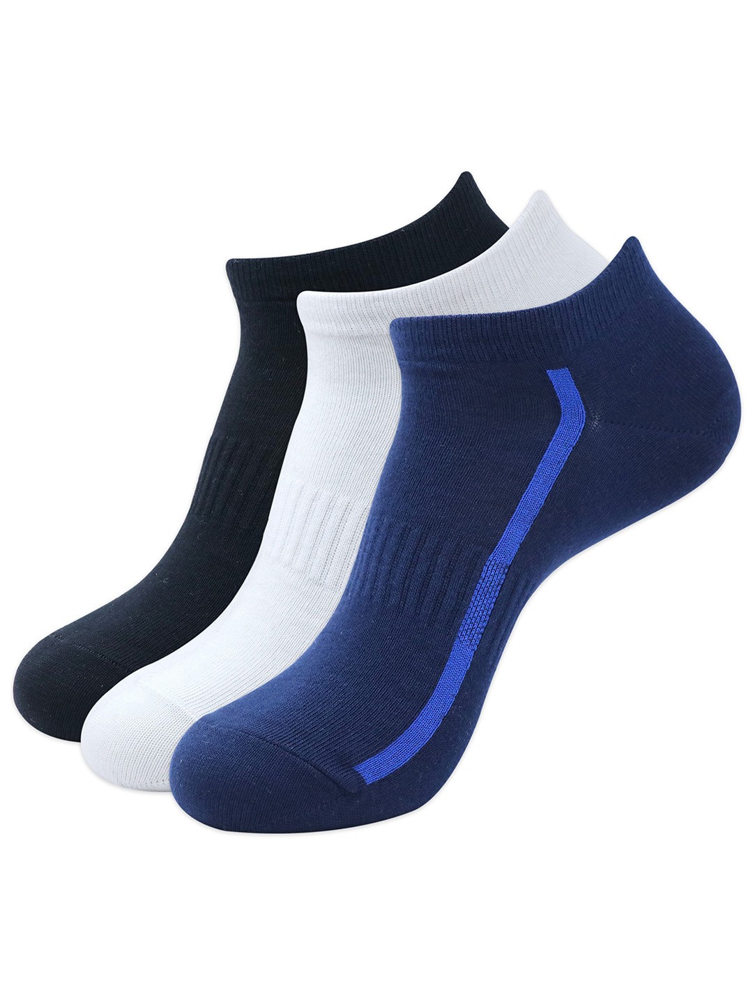 

Balenzia Men Pack Of 3 Assorted Ankle-Length Socks