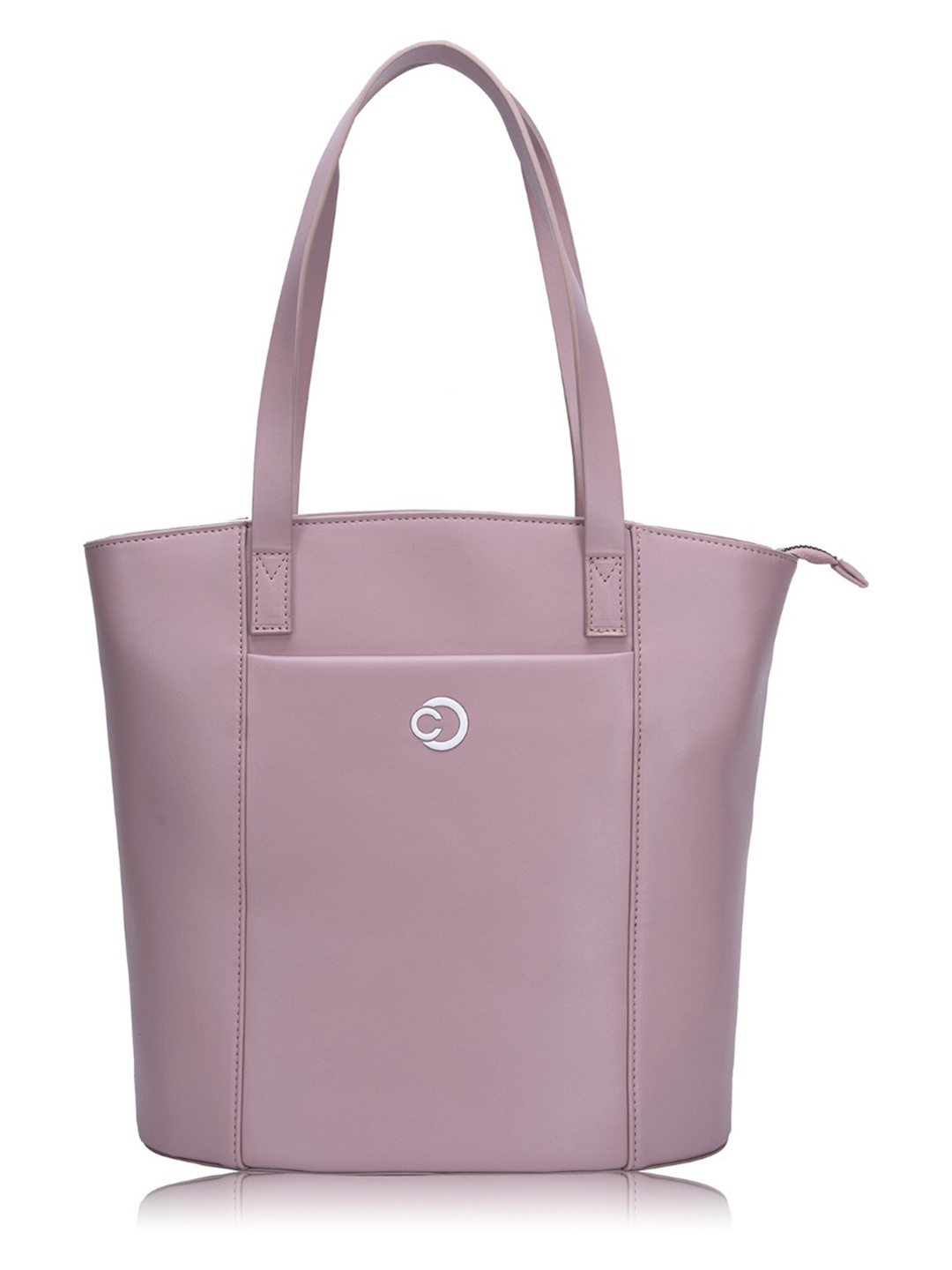 

Caprese Pink PU Structured Handheld Bag