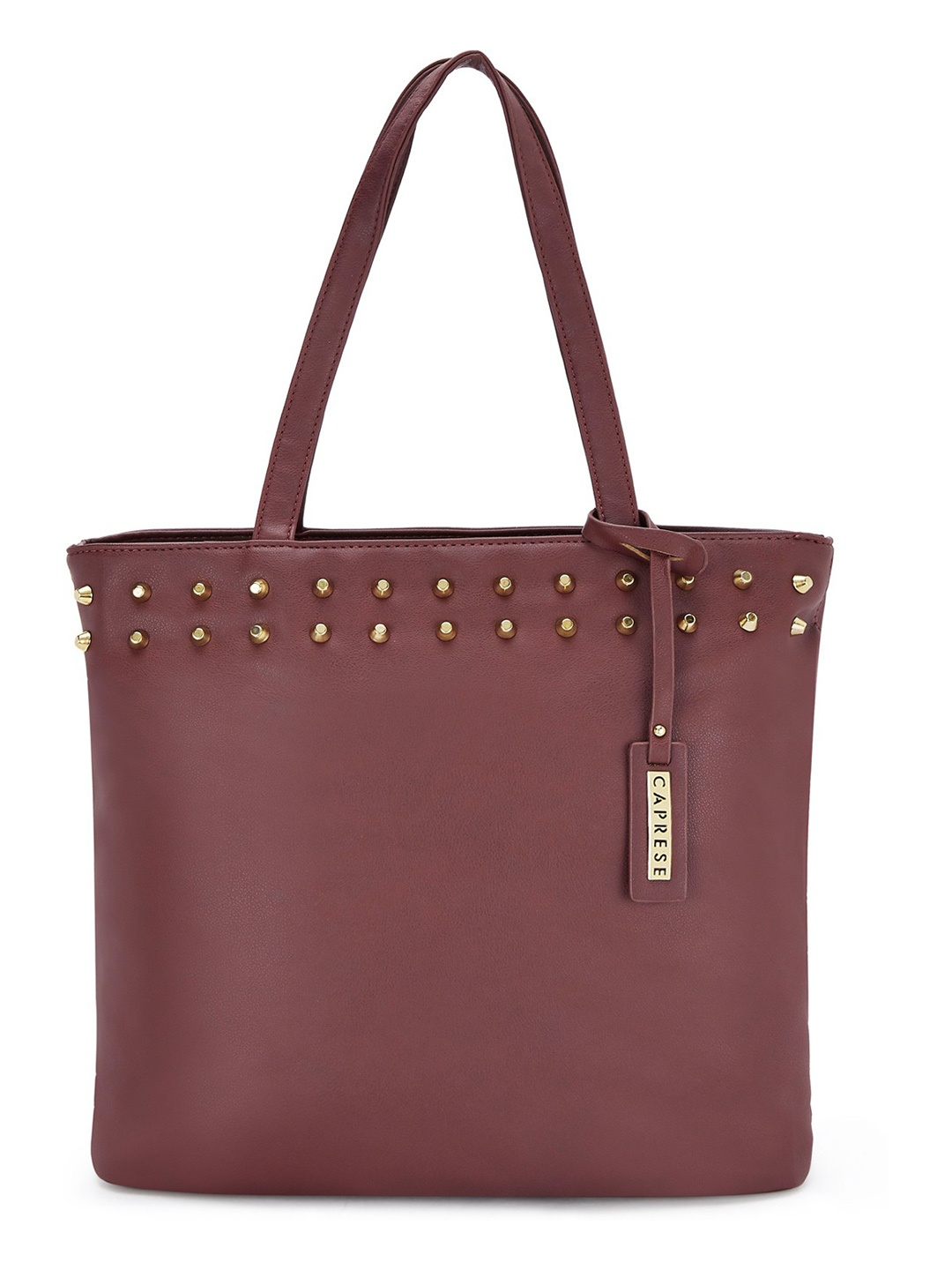 

Caprese Brown PU Shopper Handheld Bag