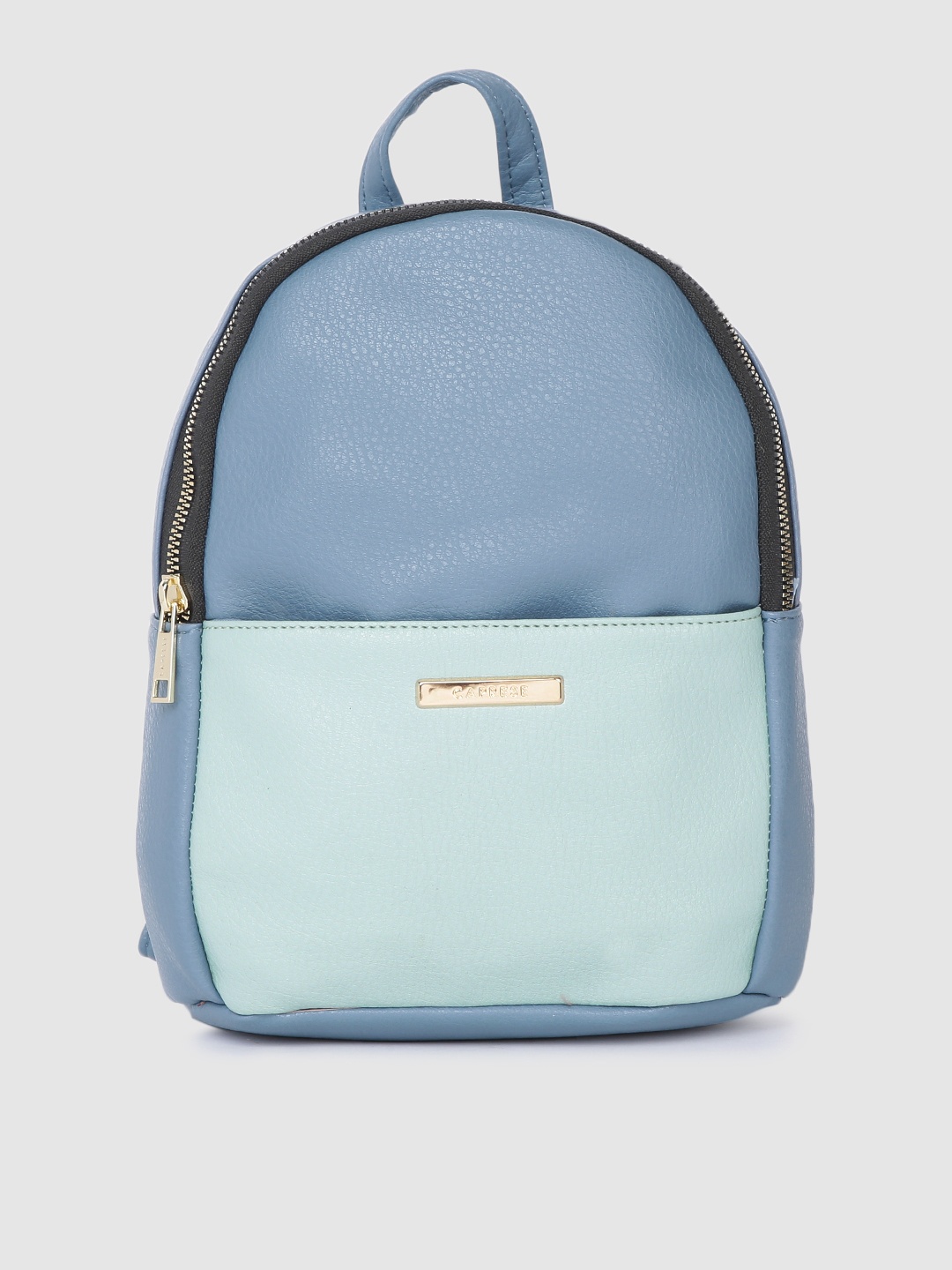 

Caprese Women Blue & Green Colourblocked Backpack