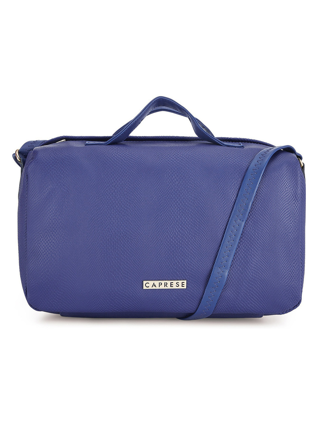 

Caprese Blue Solid Handheld Bag