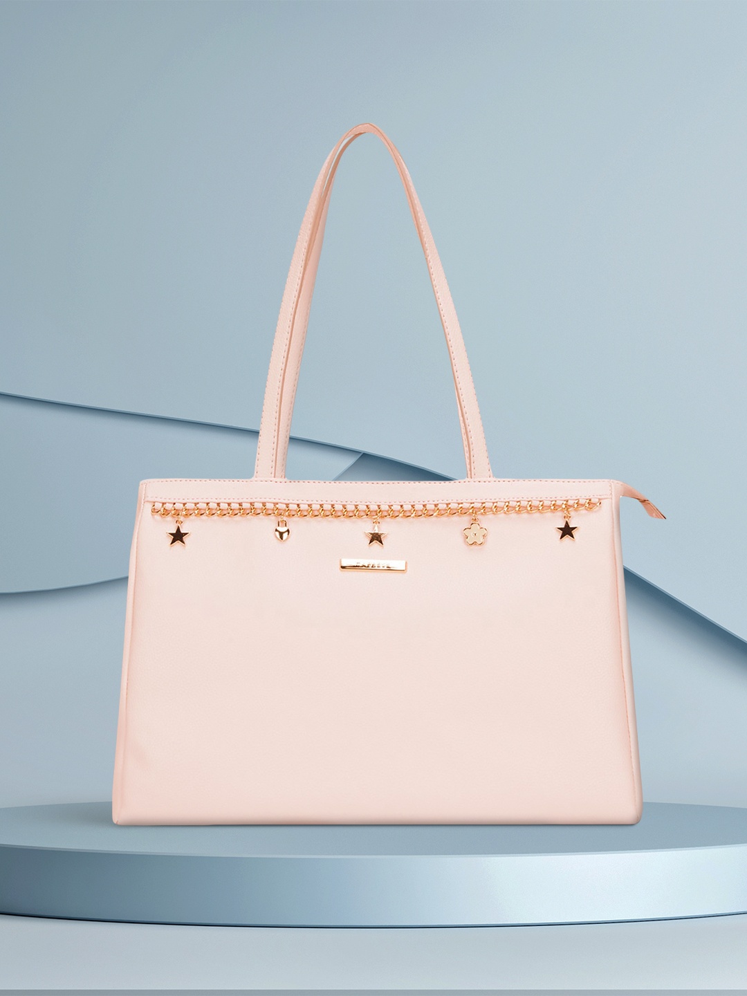 

Caprese Women Pink Solid Shoulder Bag