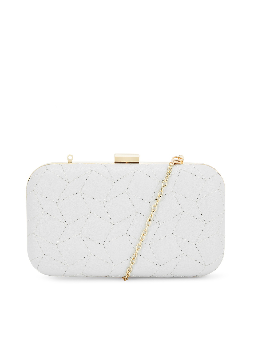 

Caprese Women White Textured Purse