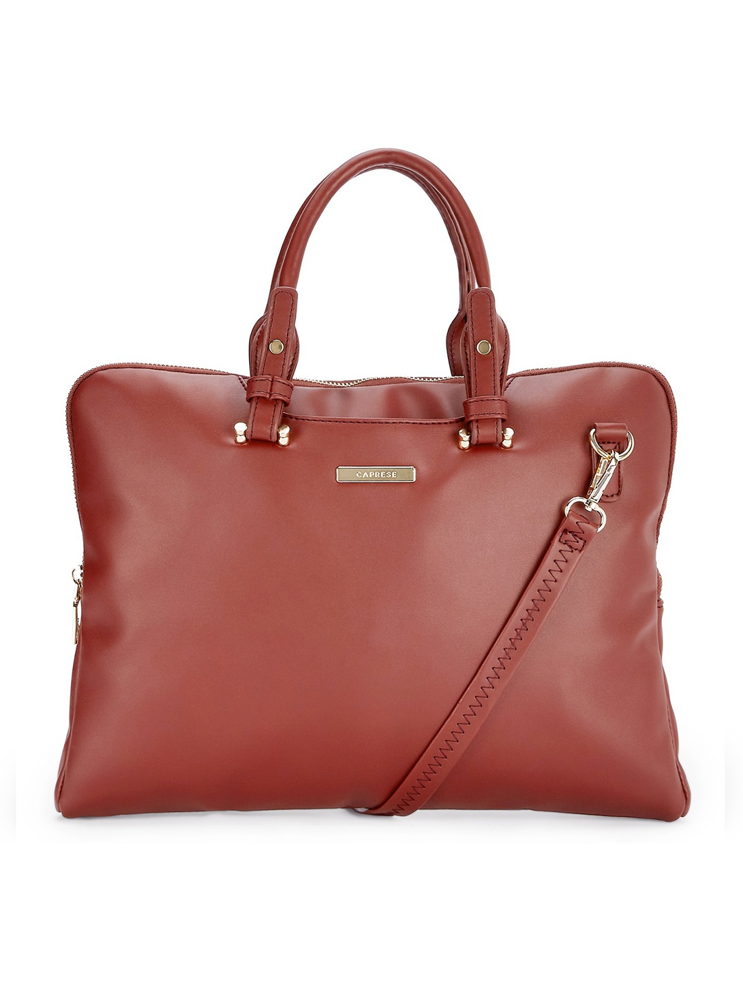 

Caprese Women Rust Red 12 Inch Laptop Bag