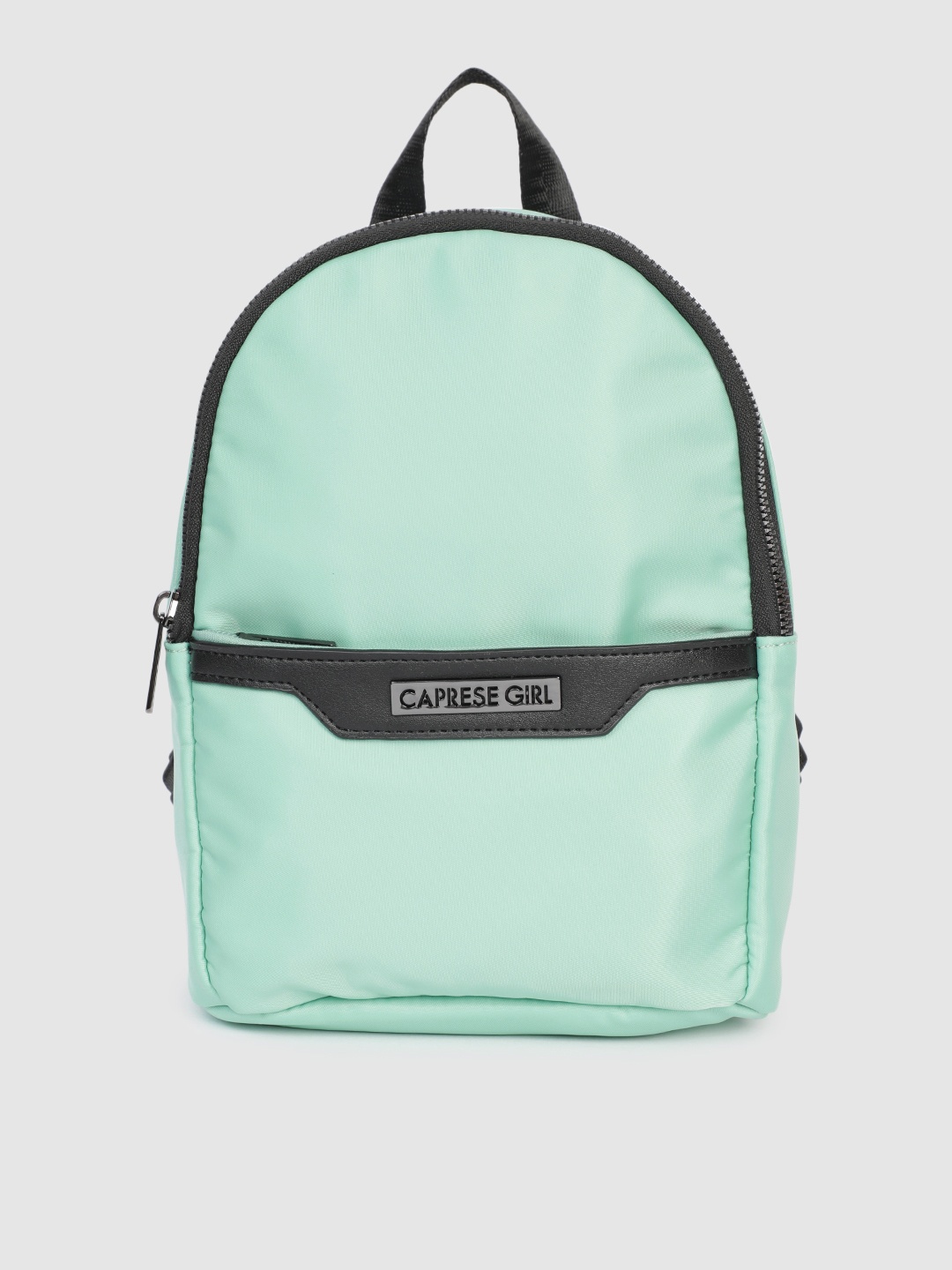 

Caprese Women Blue & Black Solid Backpack