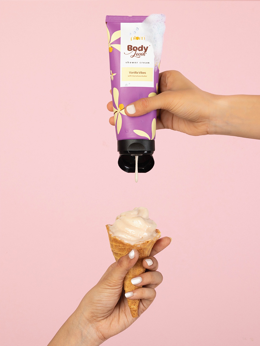 

Plum BodyLovin' Vanilla Vibes Shower Cream 200 g, Purple