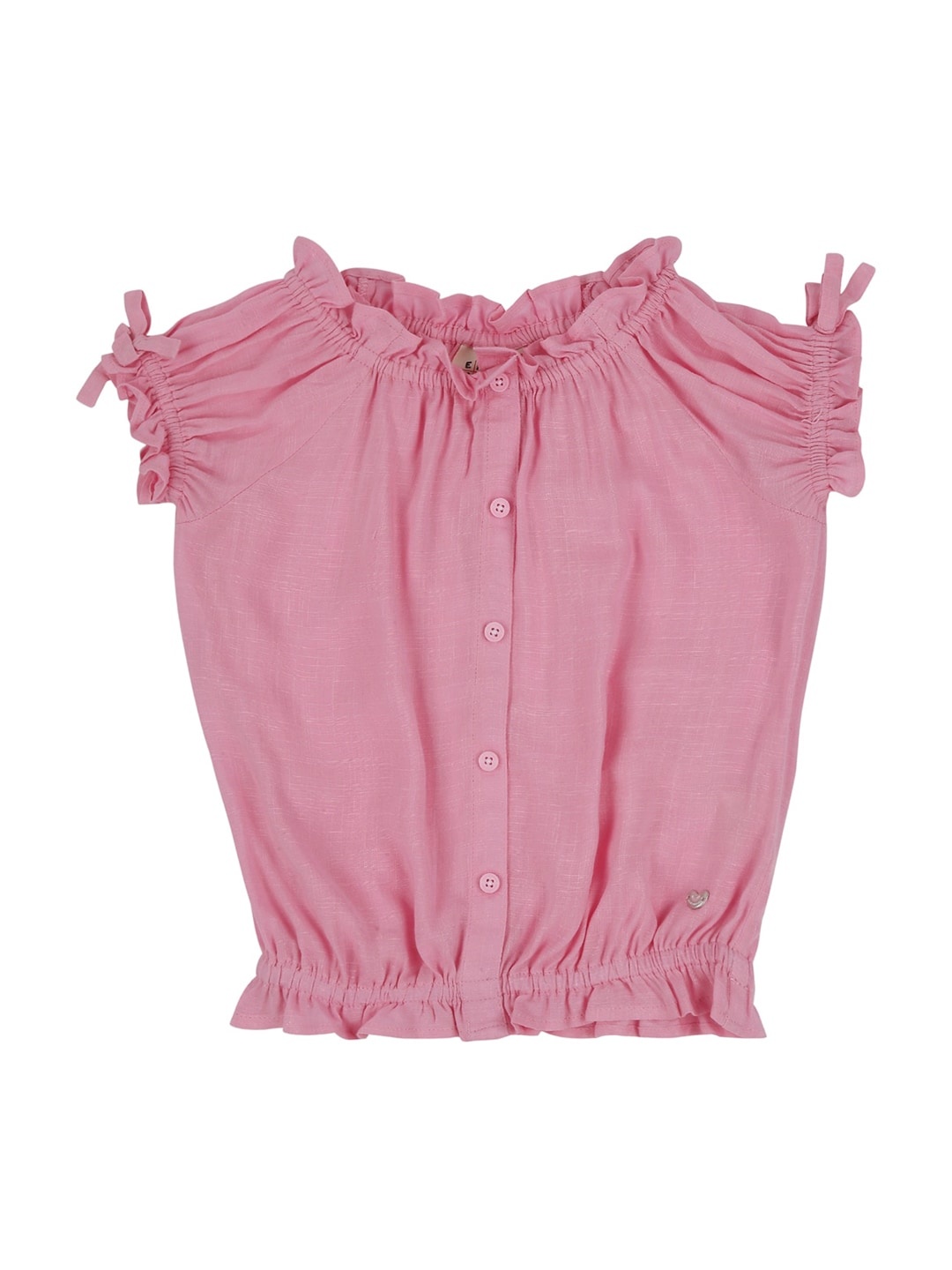 

Ed-a-Mamma Girls Pink Blouson Sustainable Top