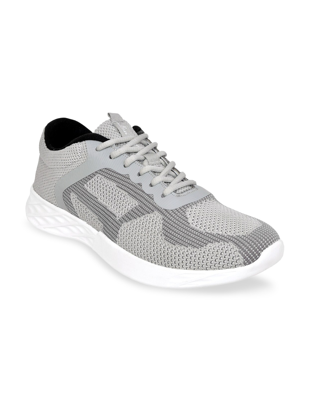 

Allen Cooper Men Grey Melange Mesh Running Shoes