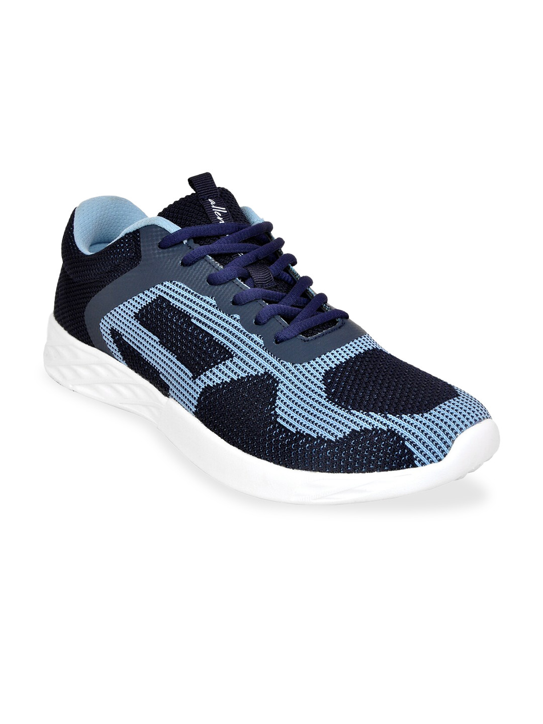

Allen Cooper Men Navy Blue Mesh Running Shoes