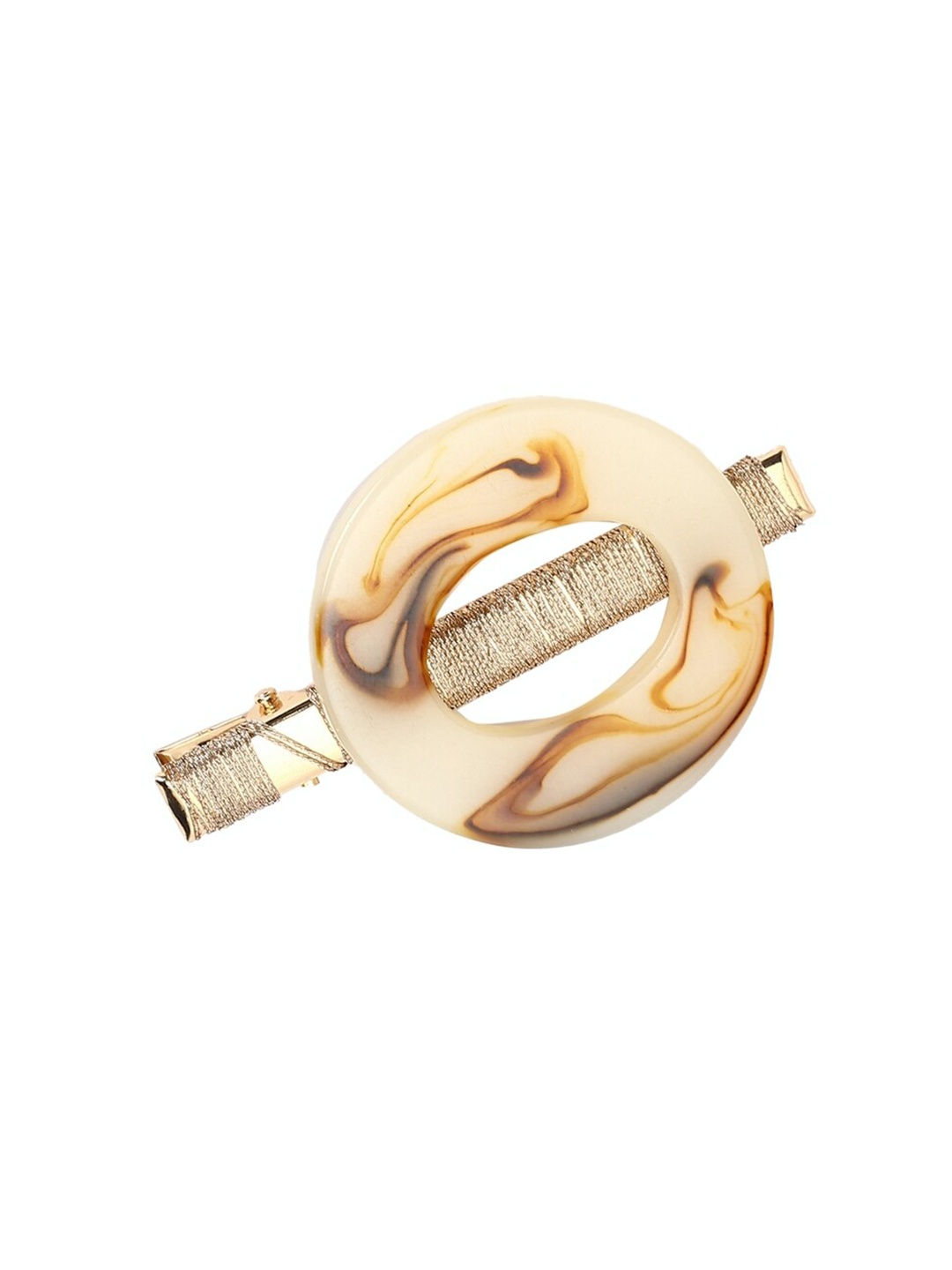 

FOREVER 21 Cream-Coloured Alligator Hair Clip