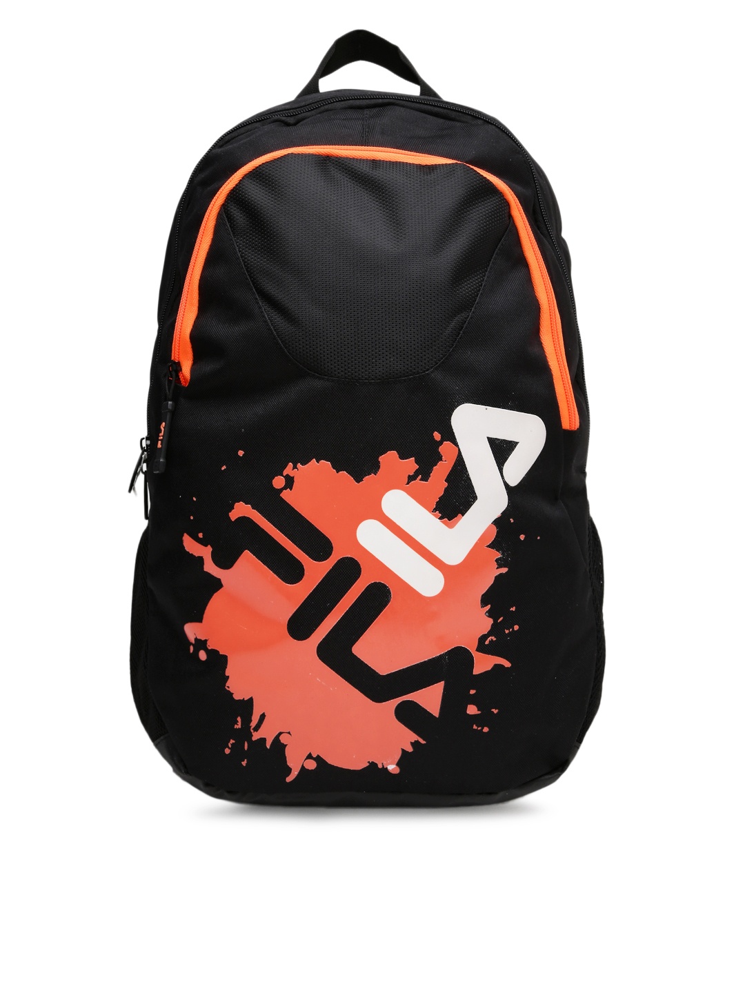 

FILA Unisex Black Printed Backpack