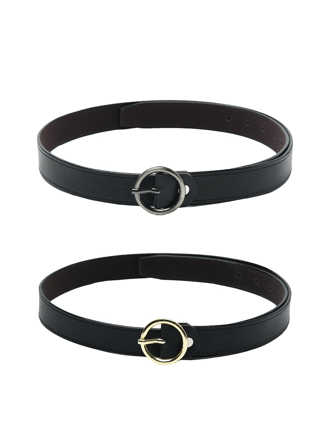 

Kastner Women Black & Gold-Toned Solid Belt