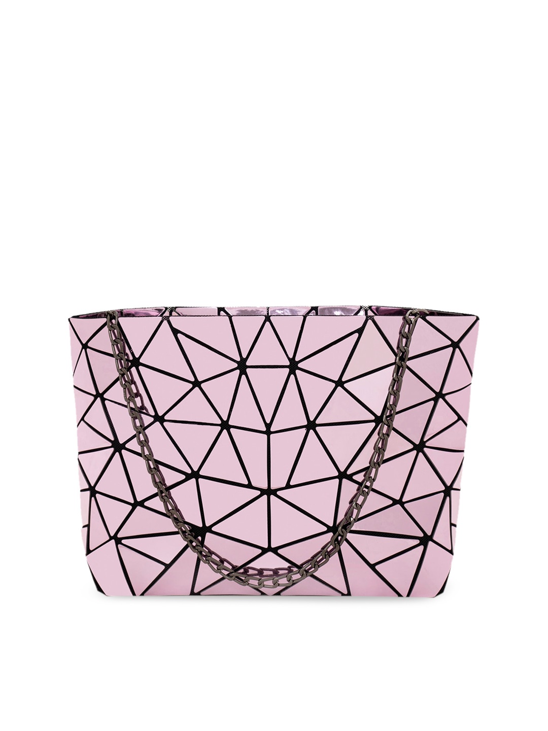 

NUFA Pink Printed Handheld Bag