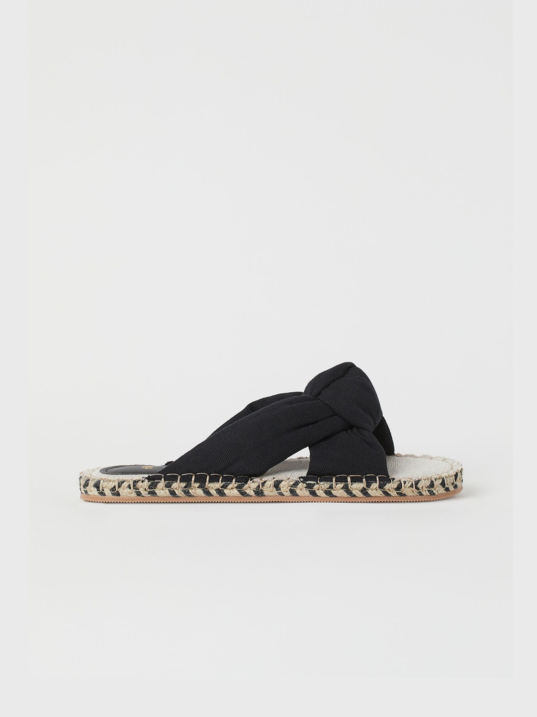

H&M Women Black Knot-Detail Sandals