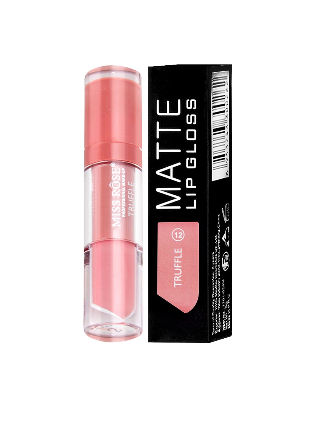 

MISS ROSE Matte Lip Gloss Truffle, Nude