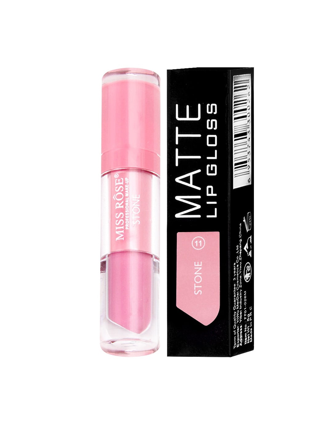 

MISS ROSE Matte Lip Gloss Stone, Pink