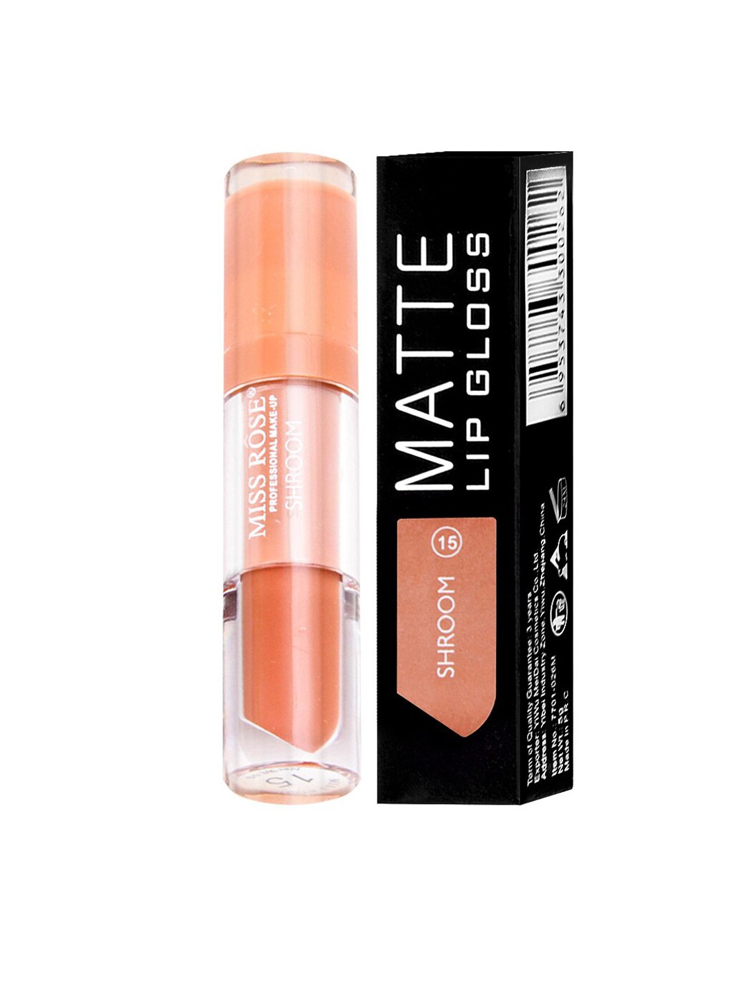 

MISS ROSE Matte Lip Gloss Shroom, Nude