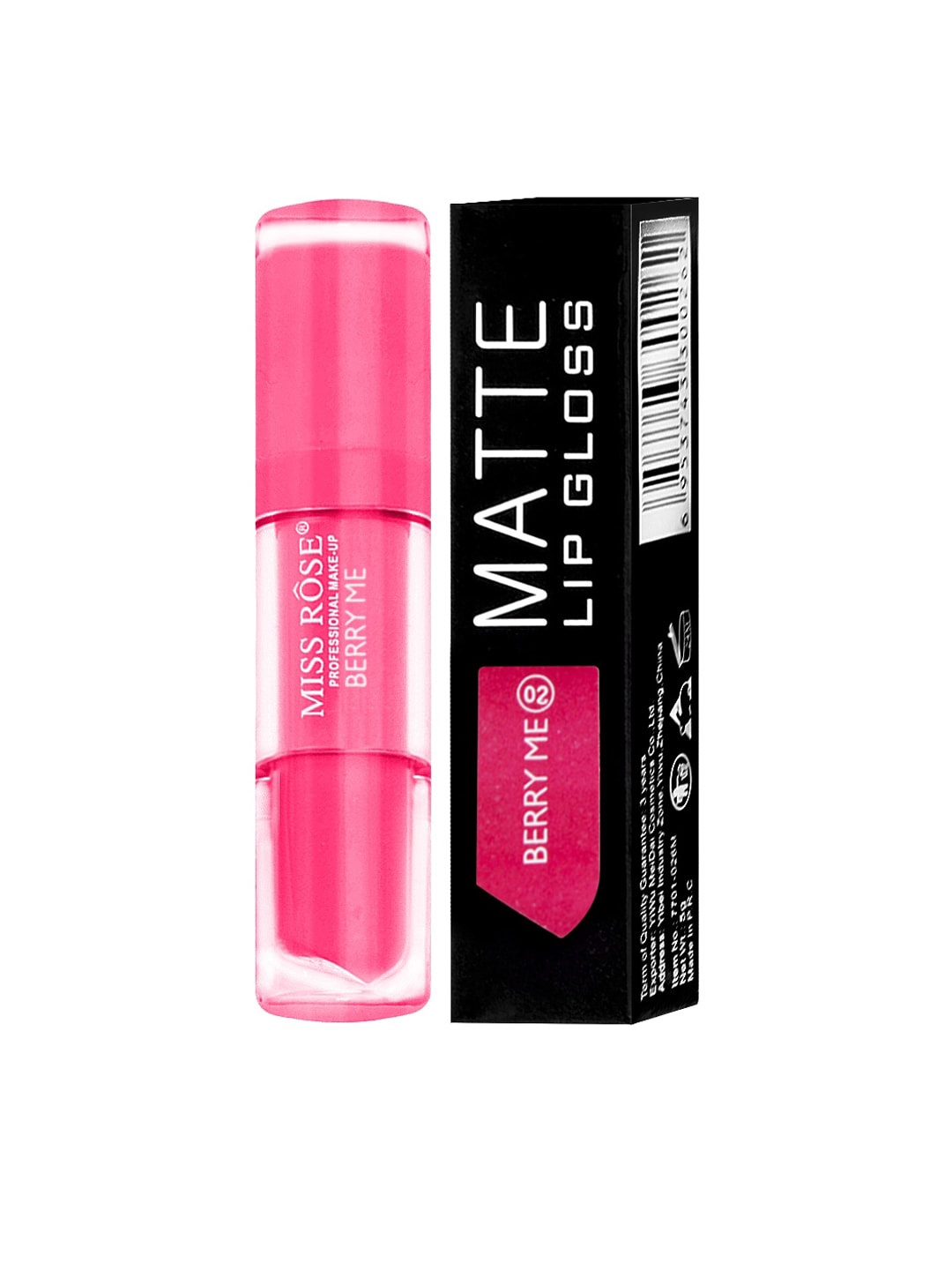 

MISS ROSE Matte Lip Gloss Berry Me, Pink