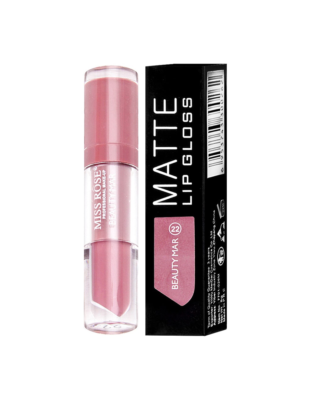 

MISS ROSE Matte Lip Gloss Beauty Mar, Pink
