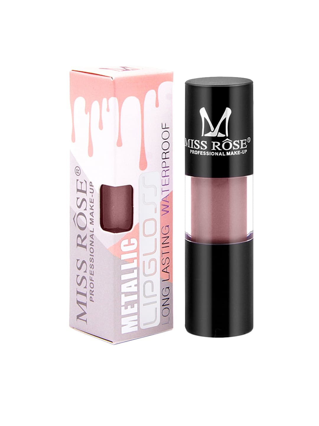 

MISS ROSE Metallic Liquid LipGloss Brown 36 - 20 g