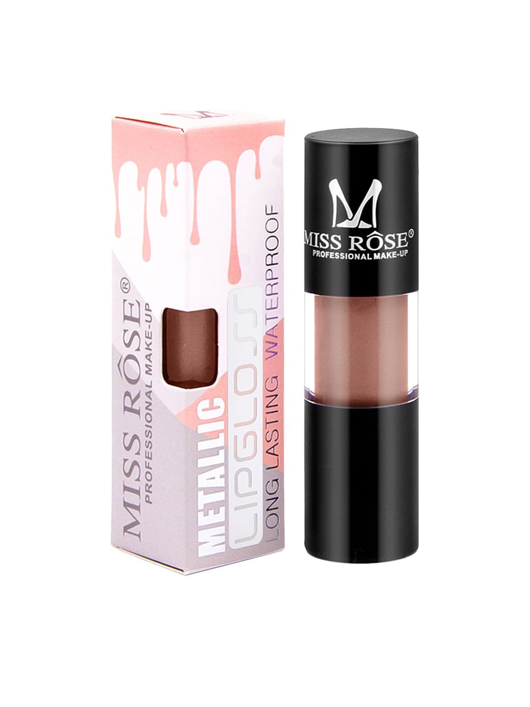 

MISS ROSE Metallic Liquid LipGloss Brown 31 - 20 g
