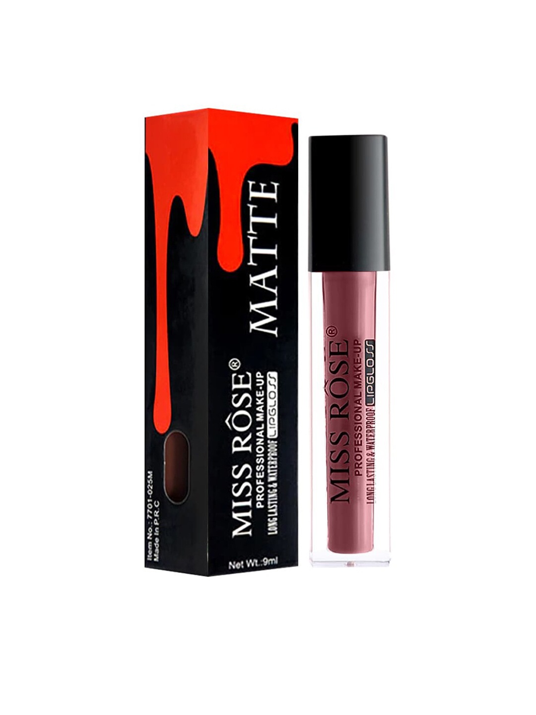 

MISS ROSE Shiny Liquid LipGloss 7701-020 24 20 gm, Nude
