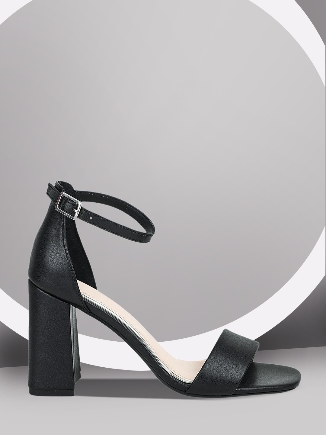 

Bata Women Black Solid Block Heels