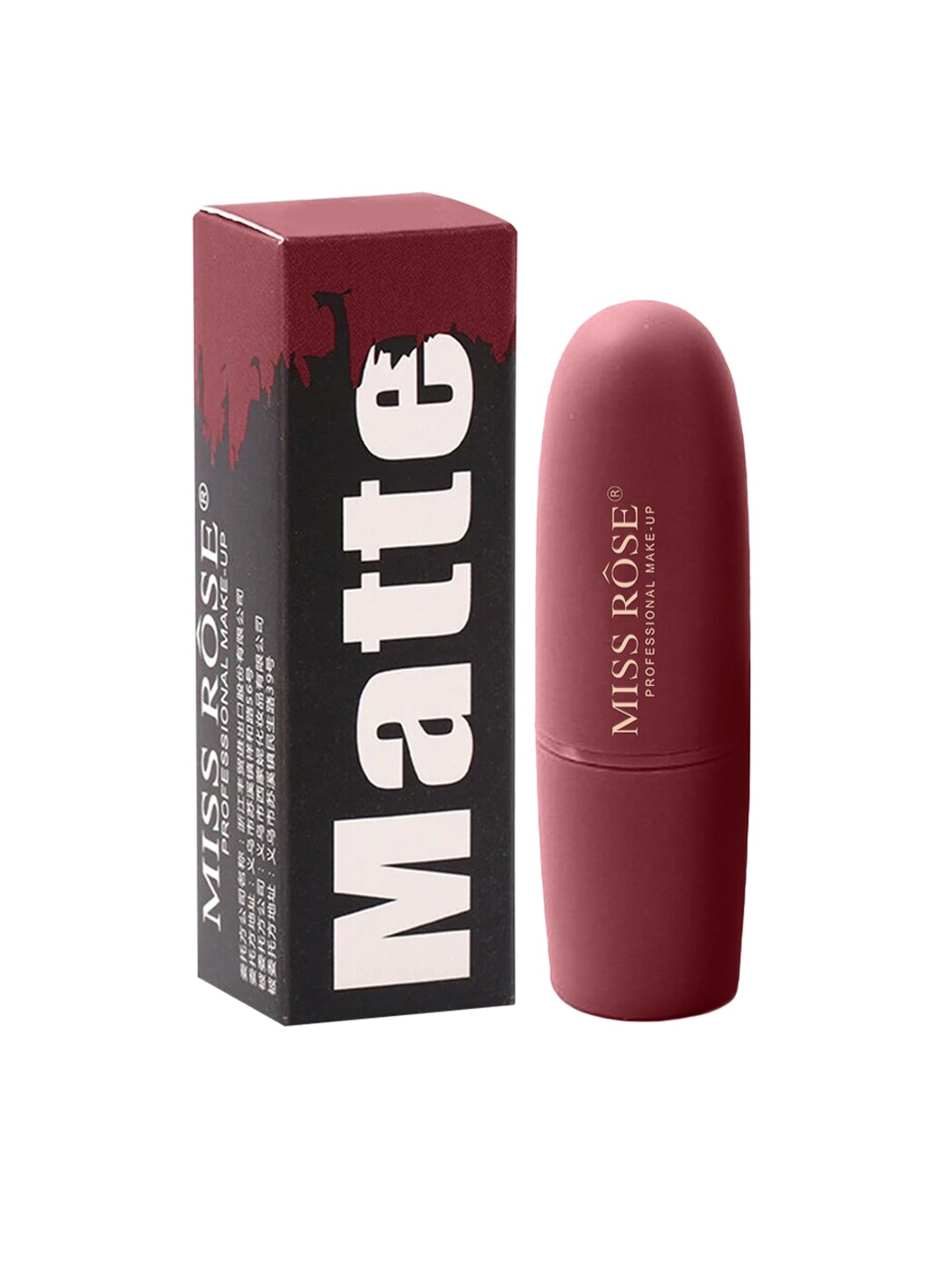 

MISS ROSE Creamy Matte Bullet Lipstick - 34# Marjorie, Maroon