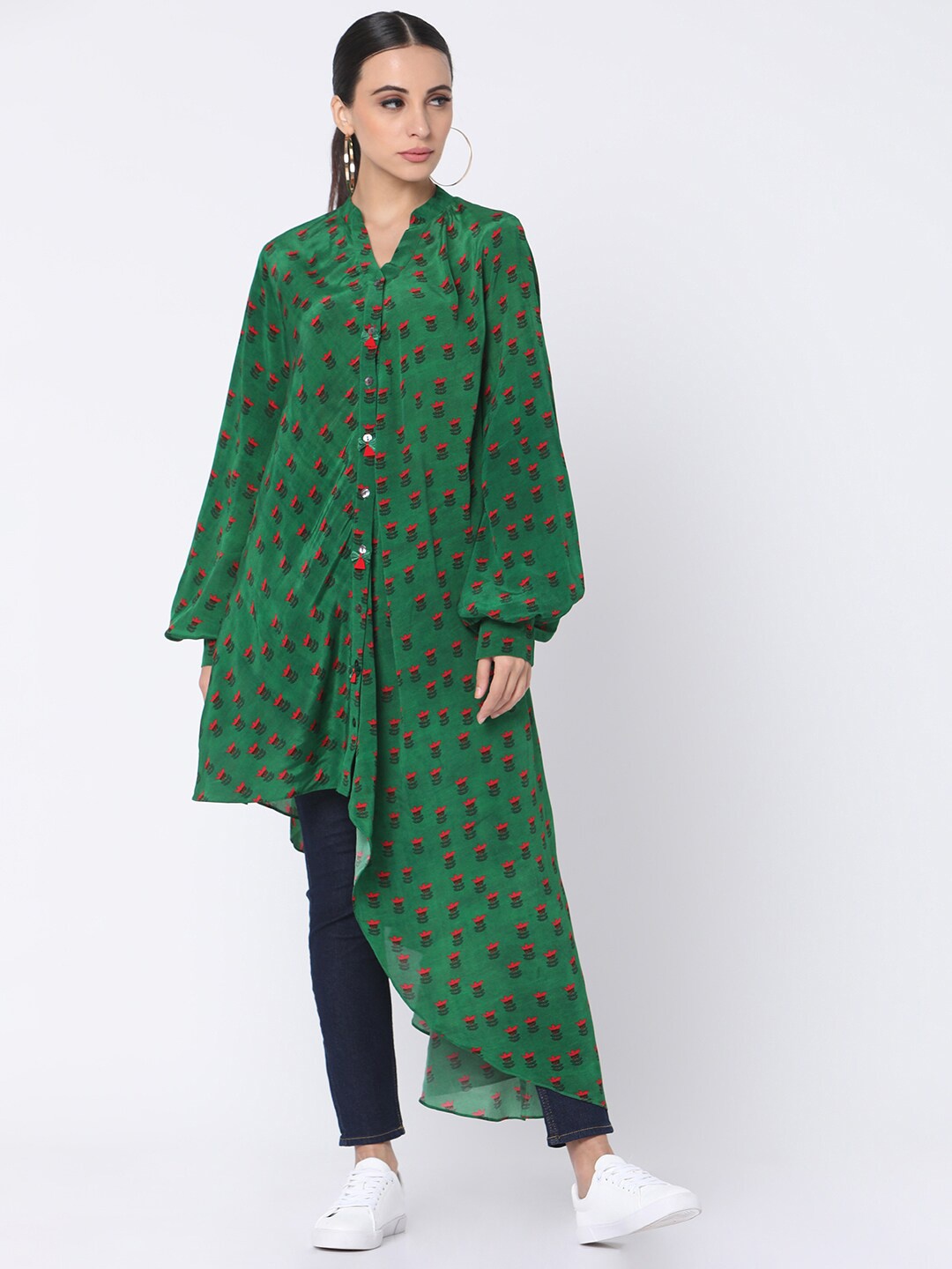 

Masaba Women Green Printed Tunics