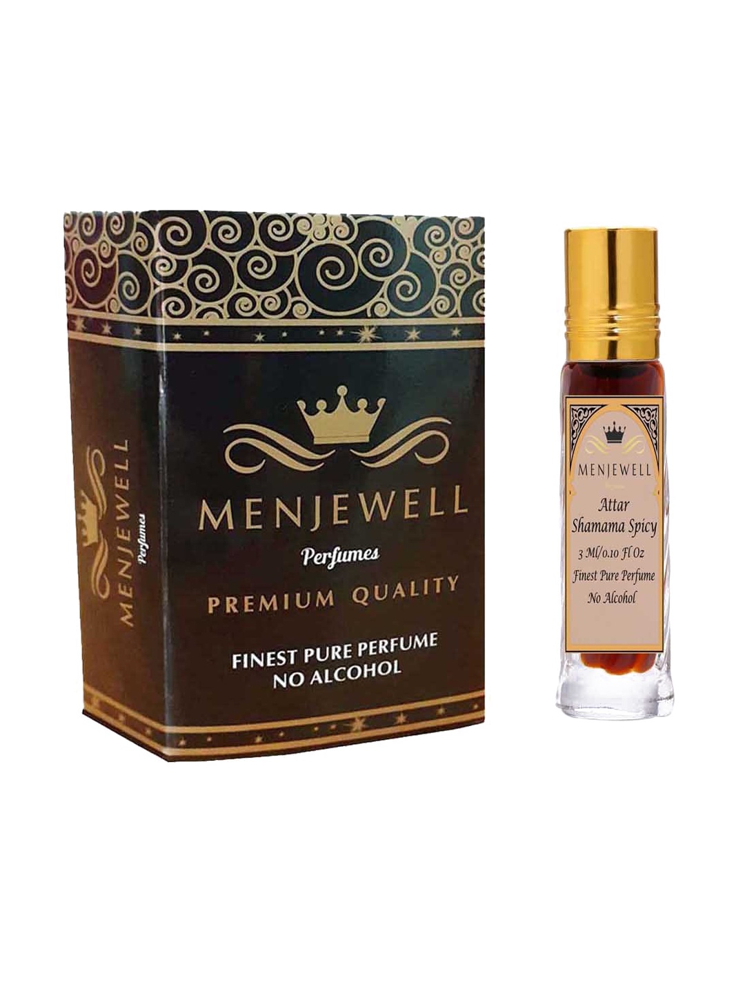 

Menjewell Unisex Shamama Spicy Attar 3 ml, Transparent