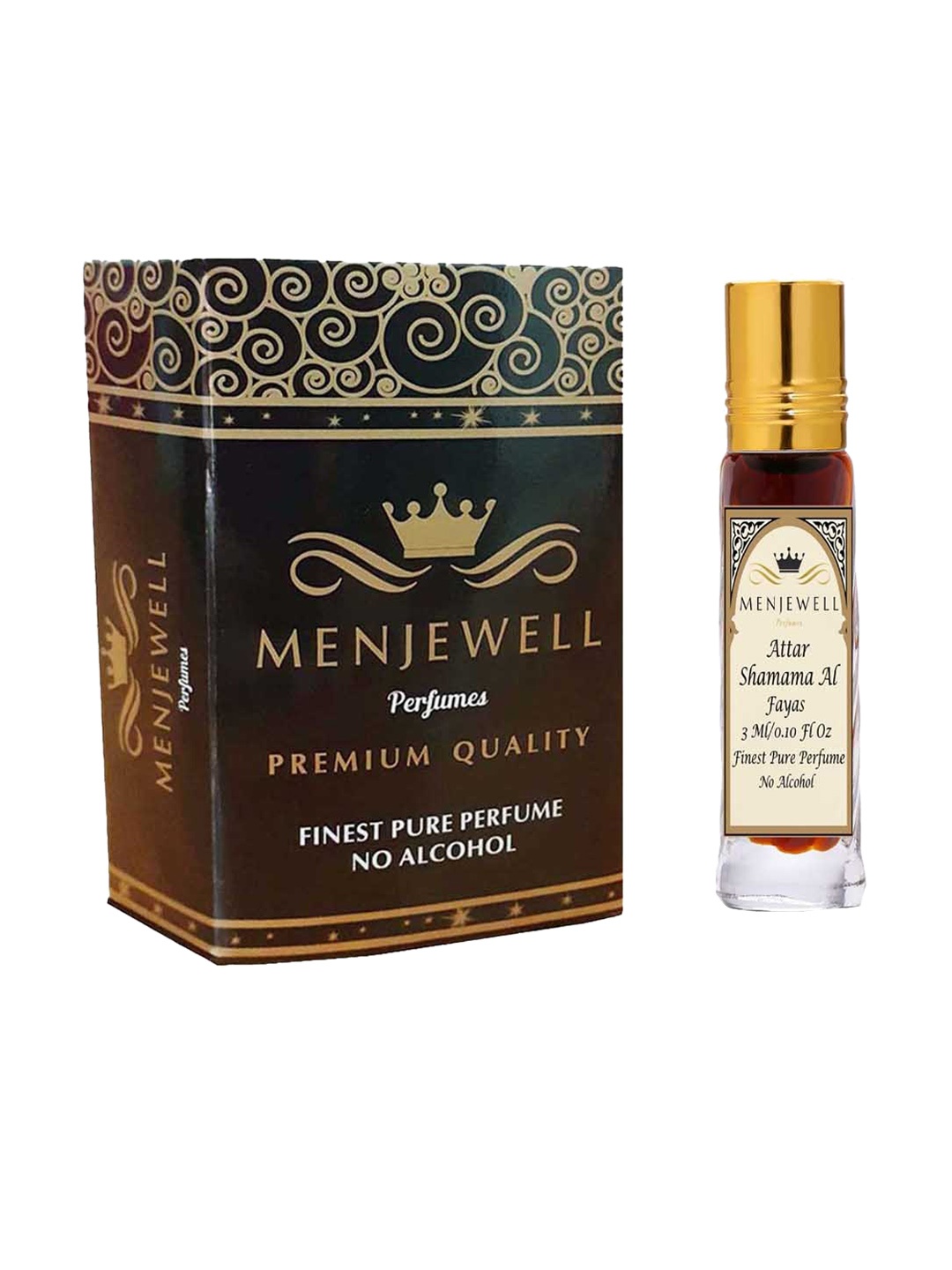 

Menjewell Unisex Shamama Al Fayas Attar 3 ml, Transparent