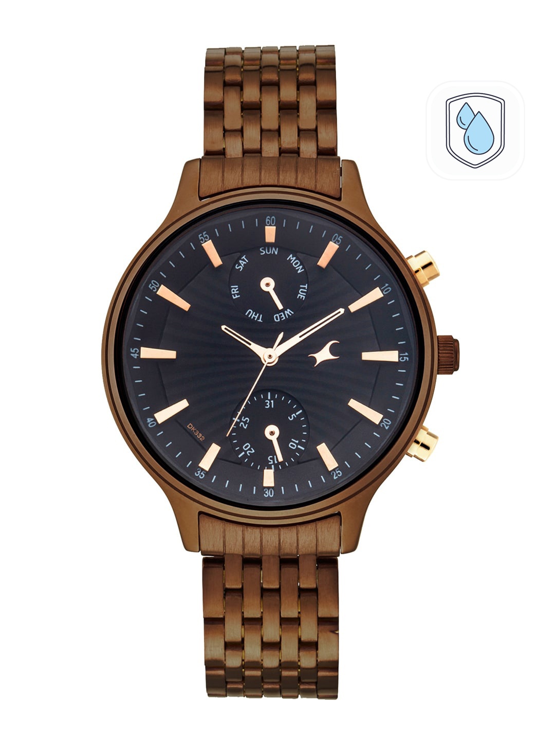 

Fastrack Women Black Analogue Watch 6208KM01