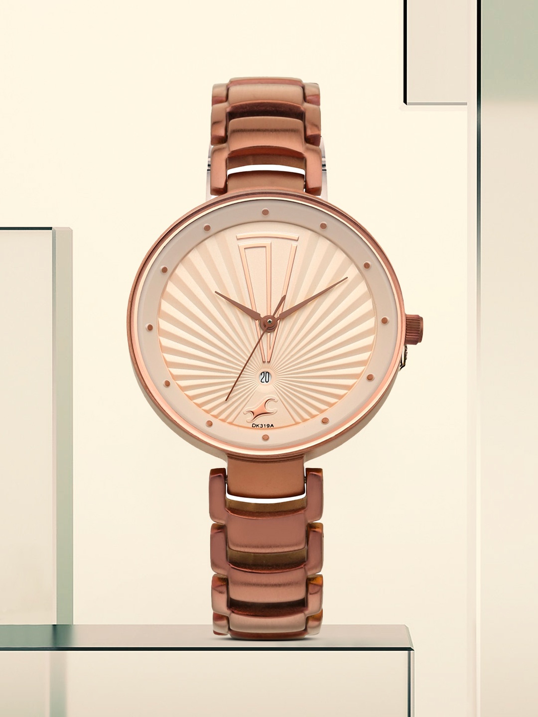 

Fastrack Women Rose Gold Analogue Watch