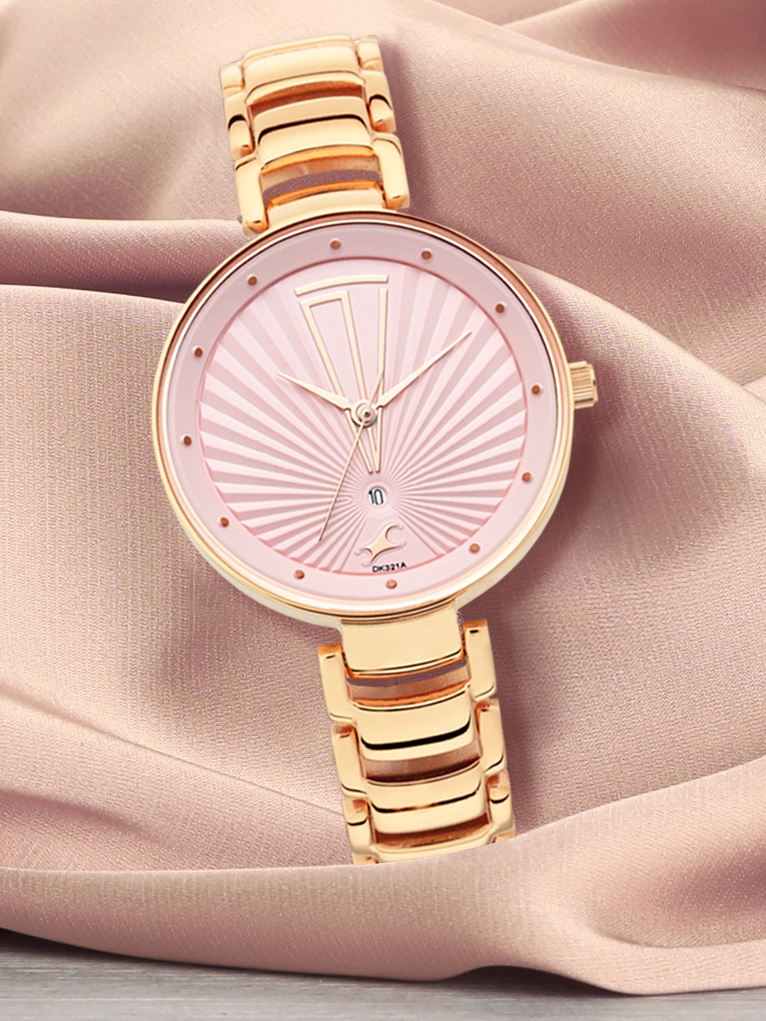 

Fastrack Women Pink Analogue Watch 6216WM01