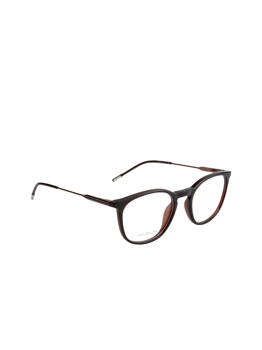 

Ted Smith Unisex Brown Solid Full Rim Oval Frames Eyeglasses