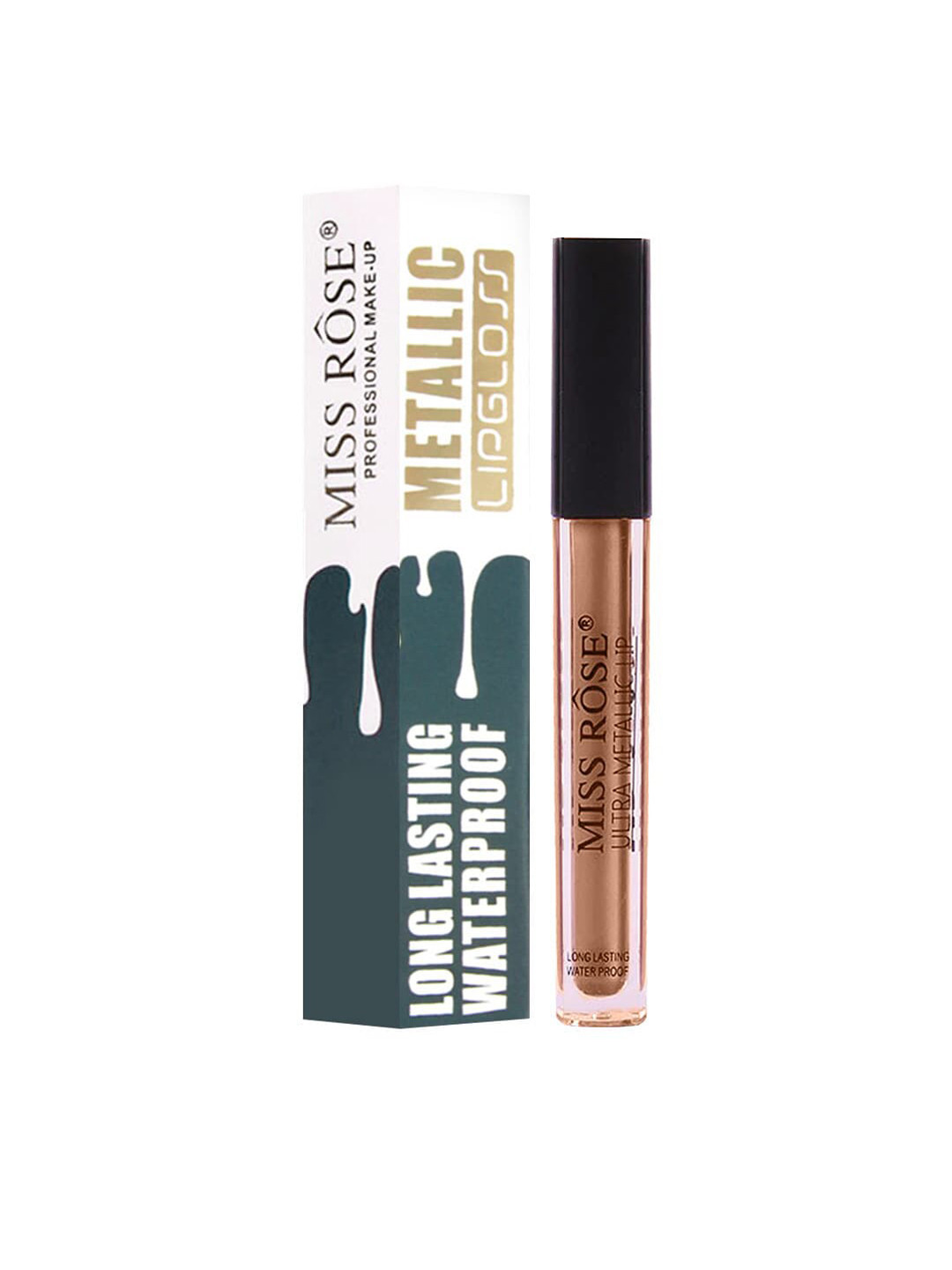

Miss Rose Women Ultra Metallic Lipgloss 7701-027M 31 20 gm, Brown