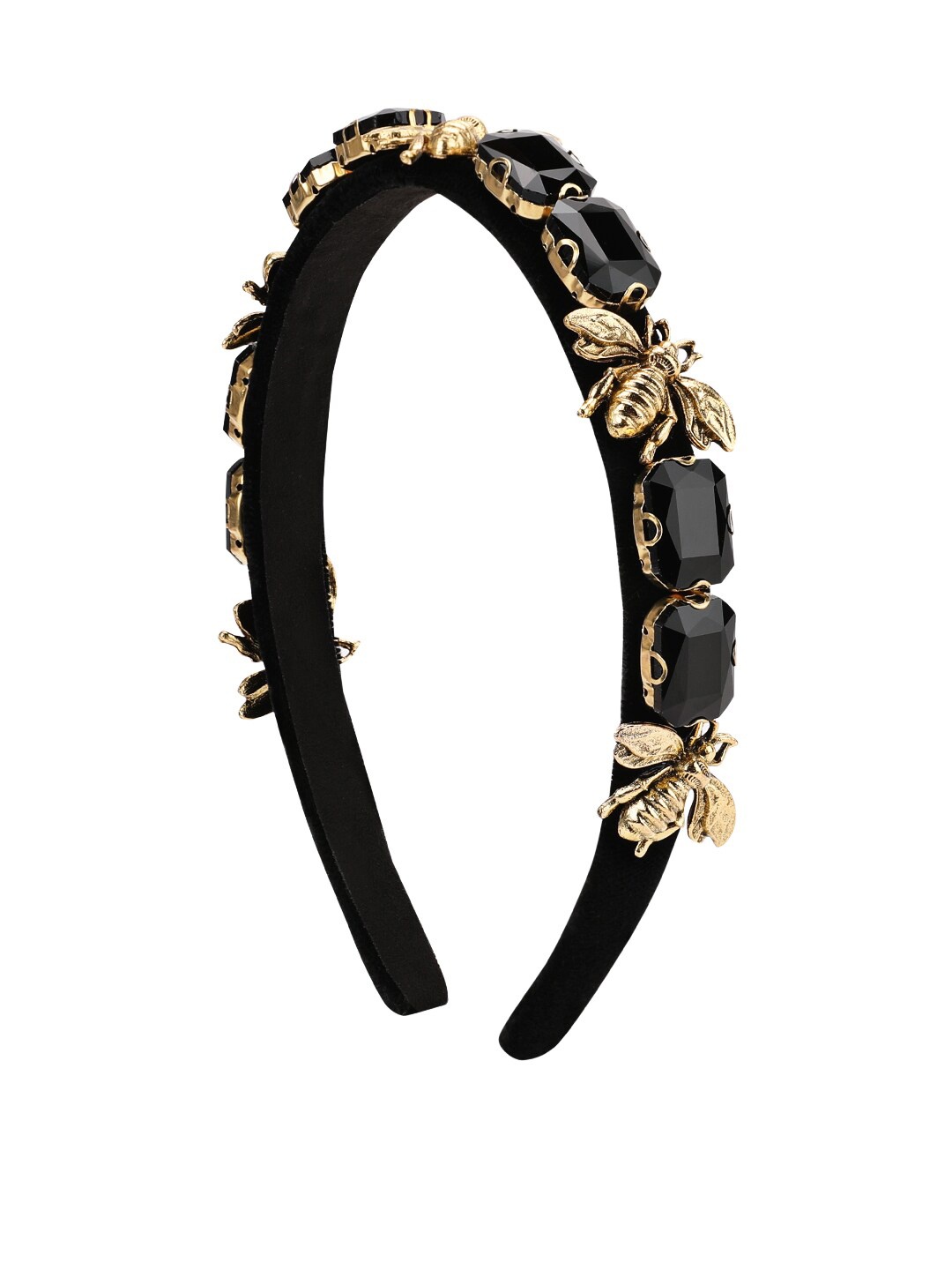 

Kazo Black Embellished Hairband