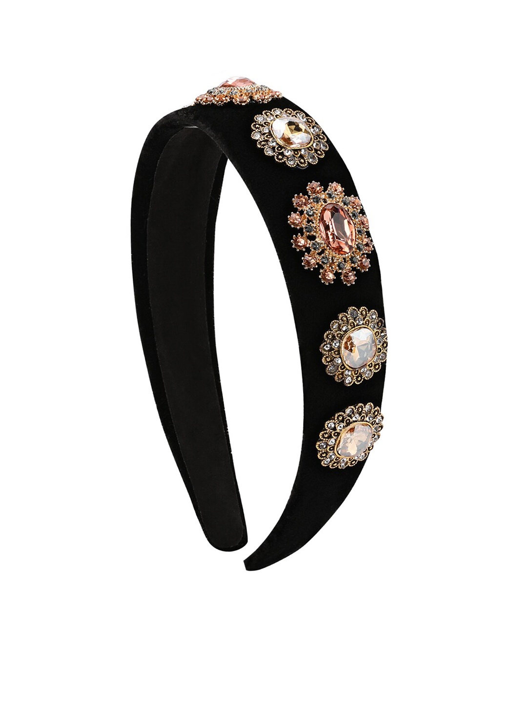 

Kazo Women Black Embellished Hairband