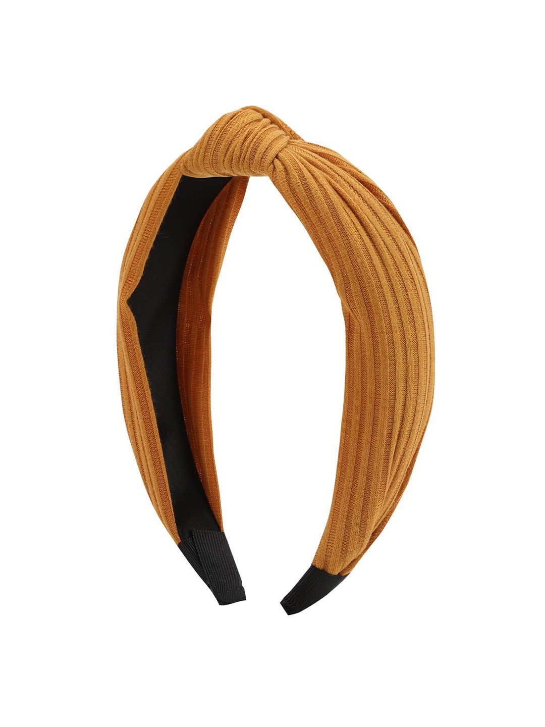 

Kazo Yellow Knotted Solid Hairband