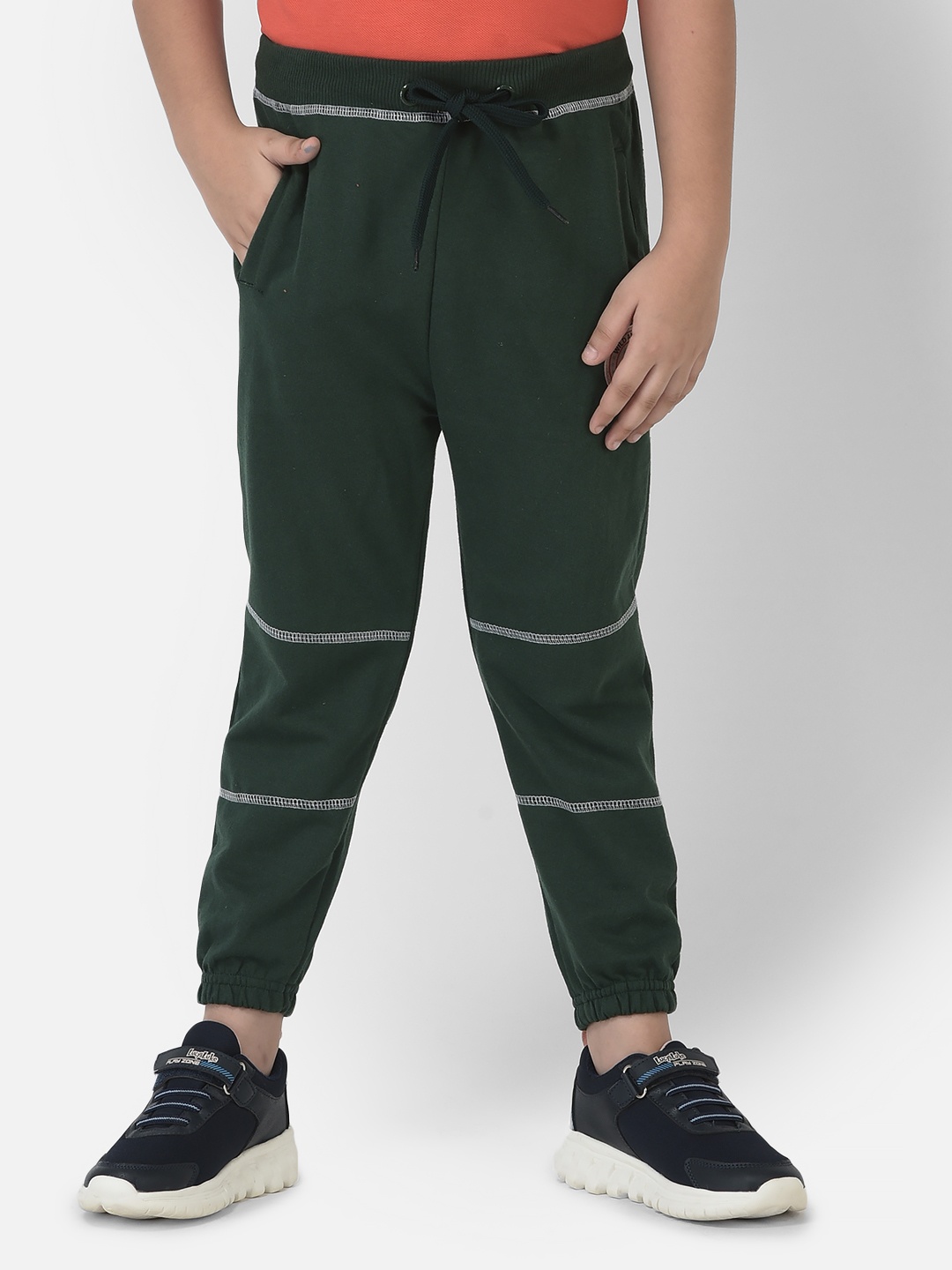 

Cub McPaws Boys Green Solid Joggers