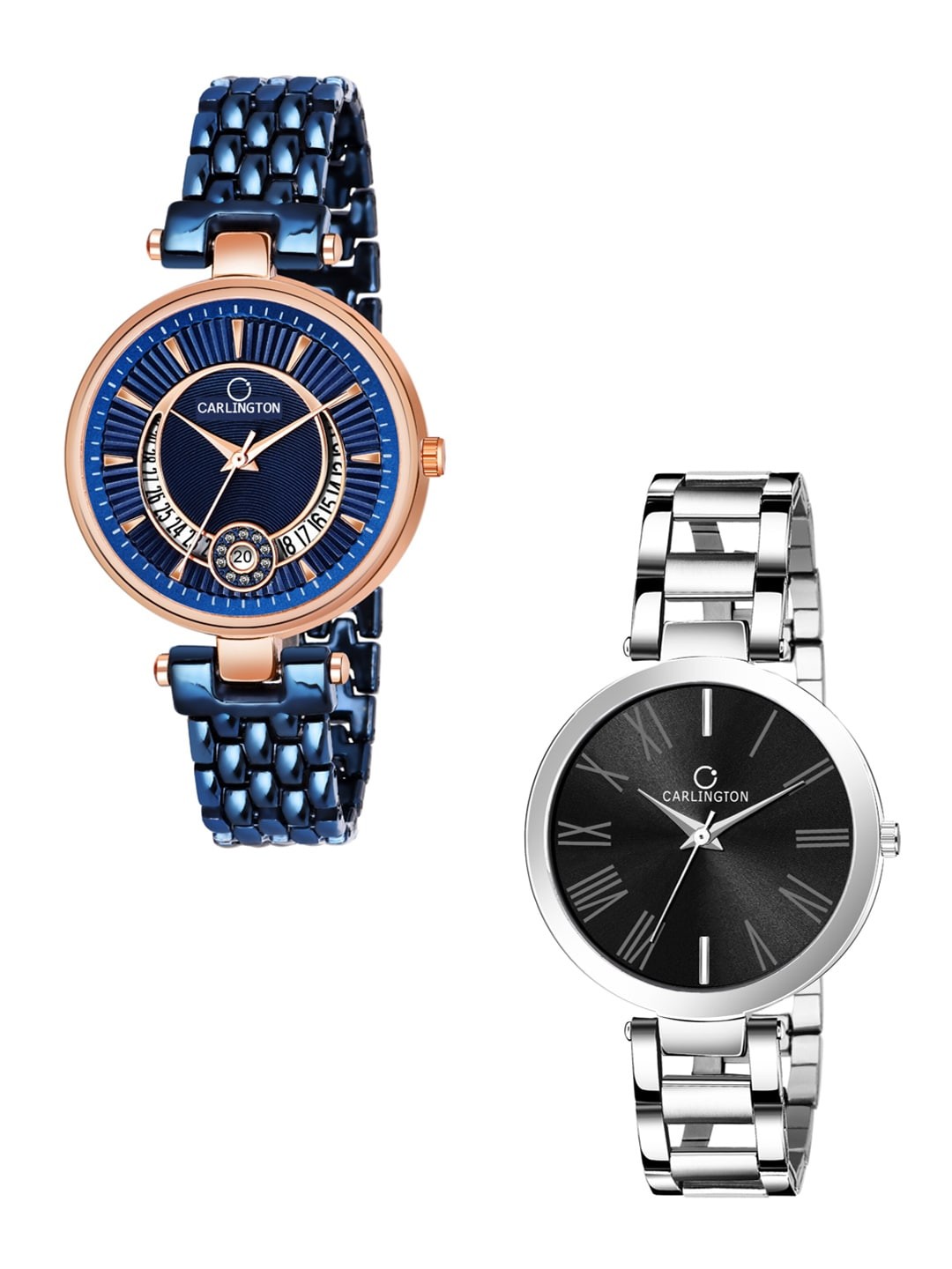 

CARLINGTON Women Combo of 2 Analogue Watch, Multi