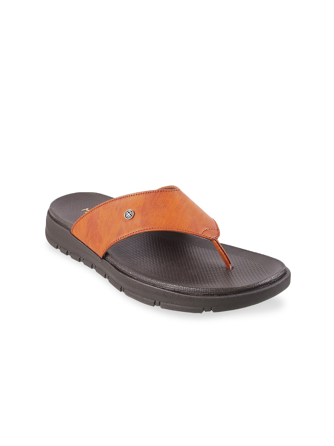 

Metro Men Tan Brown Suede Comfort Sandals