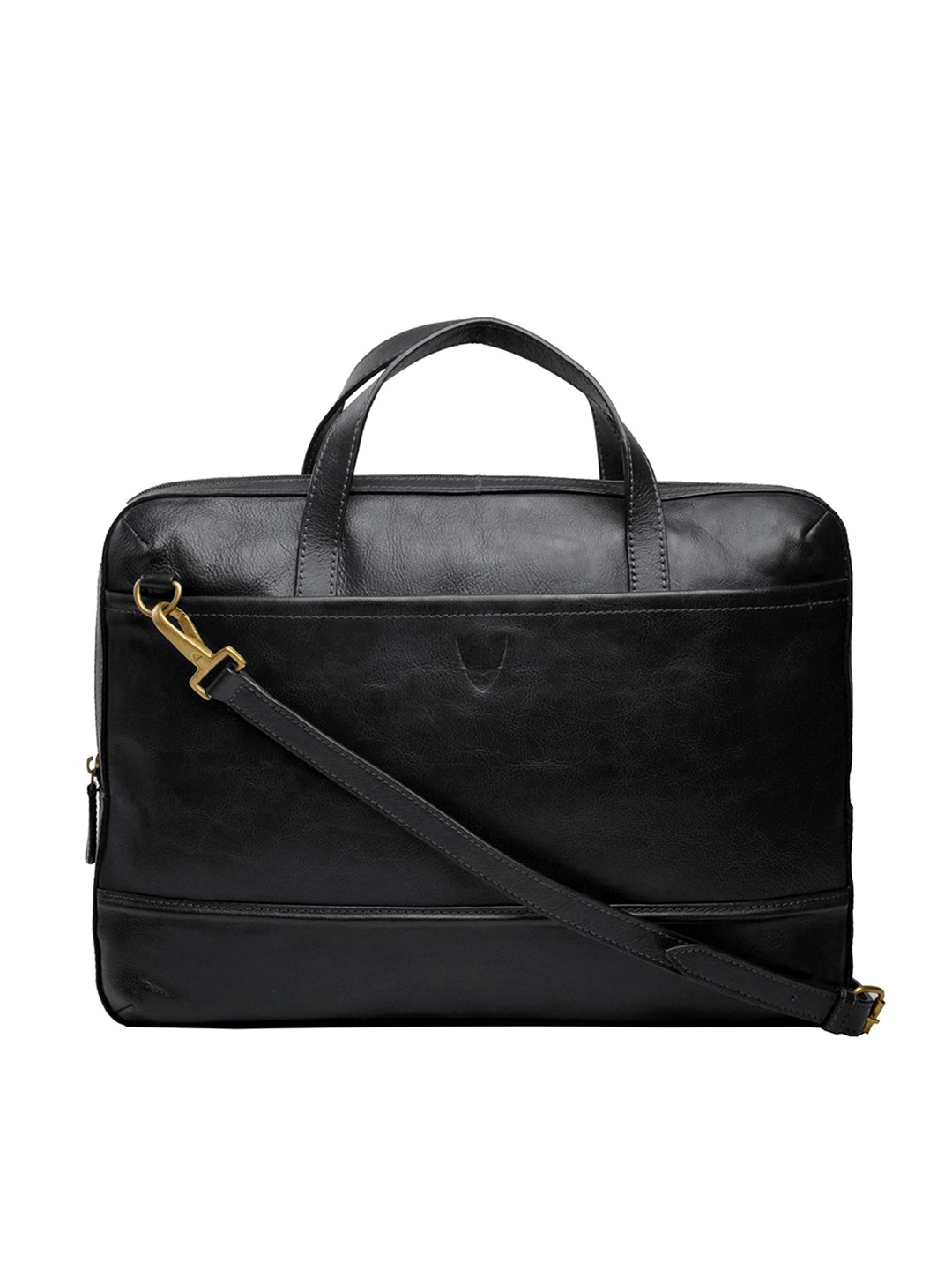 

Hidesign Black Solid Handheld Bag