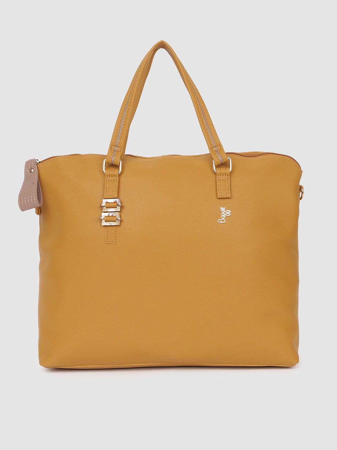 

Baggit Yellow Solid Handheld Laptop Bag