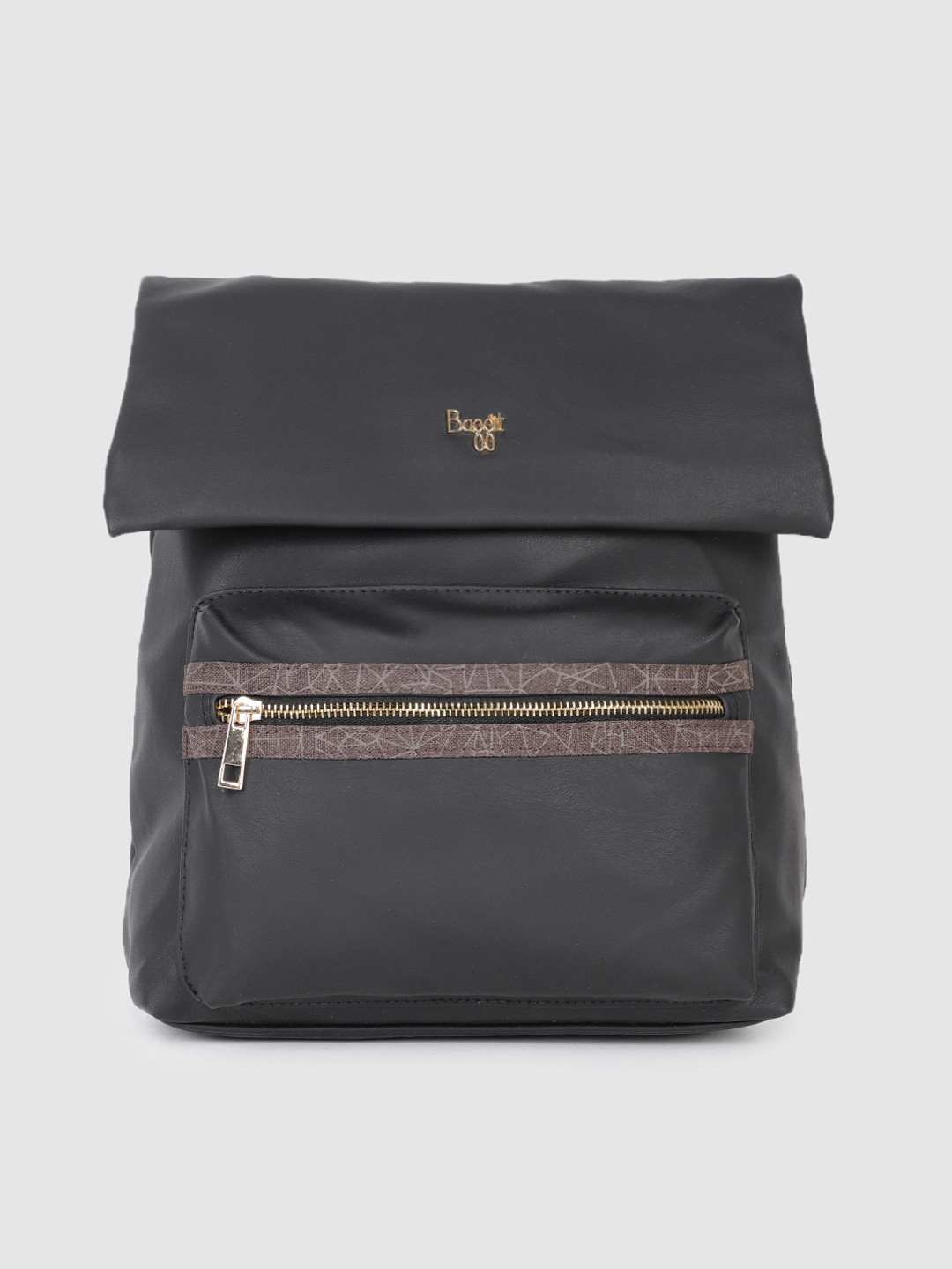 

Baggit Women Black & Brown Backpack