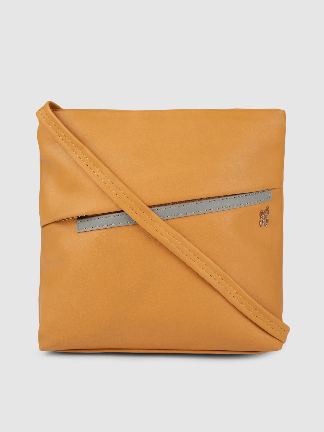 

Baggit Mustard Yellow Solid Sling Bag