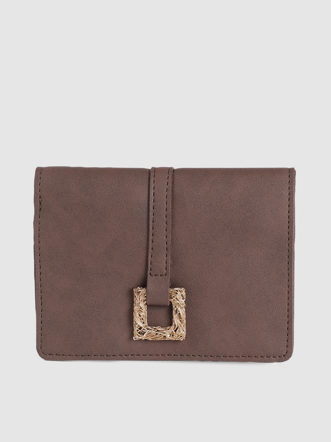 

Baggit Women Brown Solid Two Fold Wallet